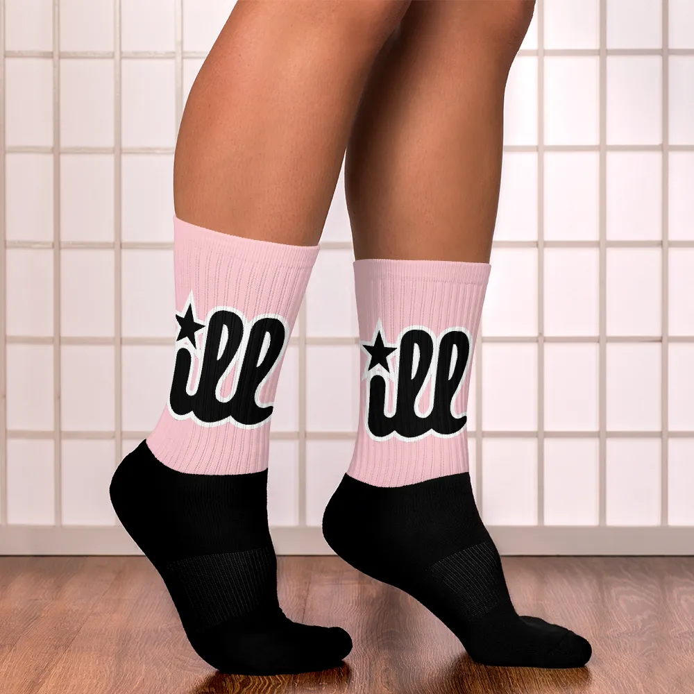 ILL SOCKS PINK