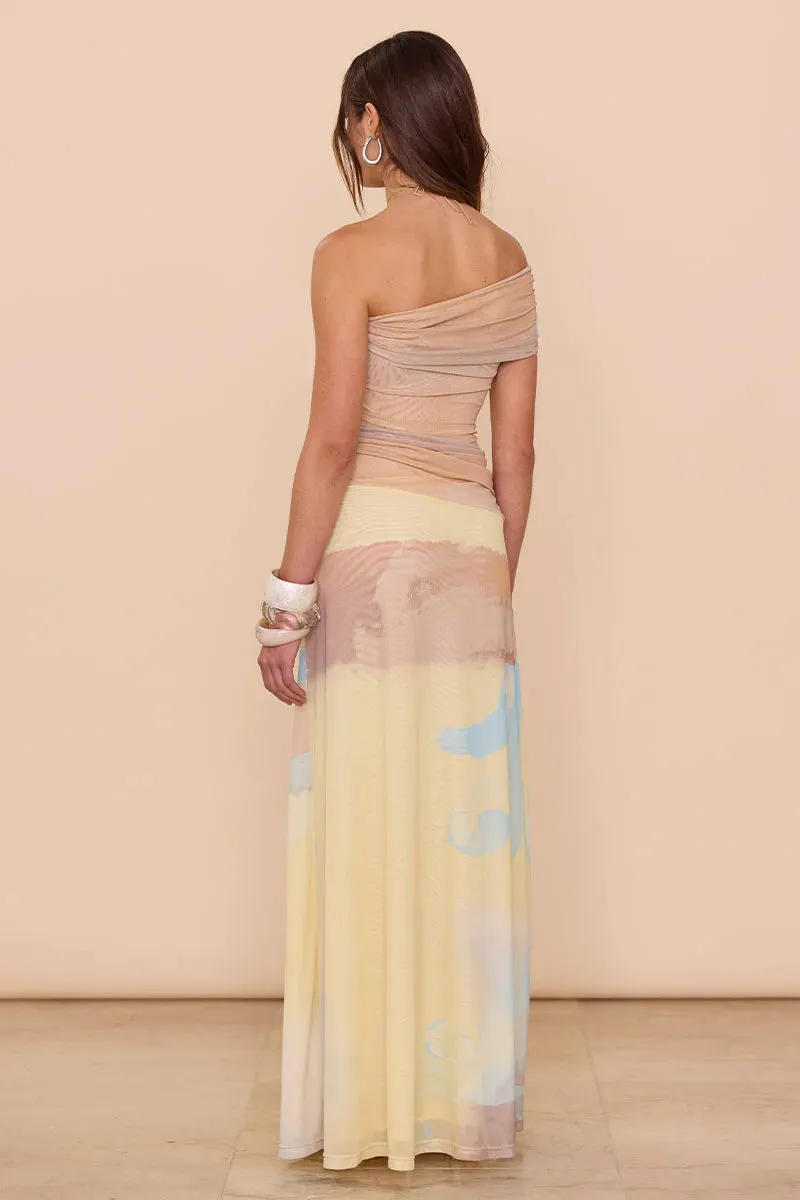 IMPRESSION ONE SHOULDER DRESS