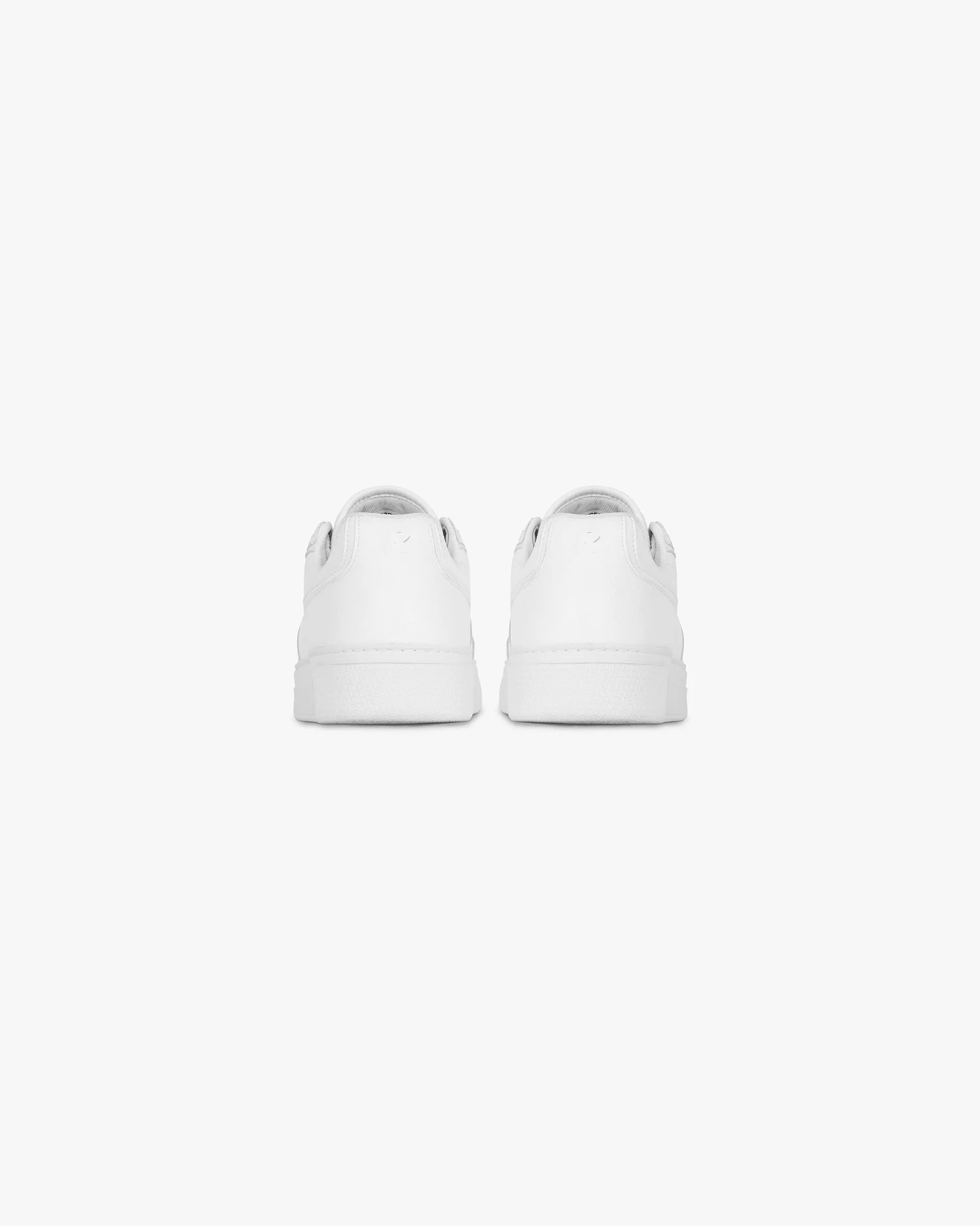 Initial Sneaker - Leather - Flat White