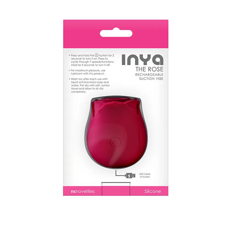 InYa The Rose Clitoral Air Pulsation Stimulator - Red