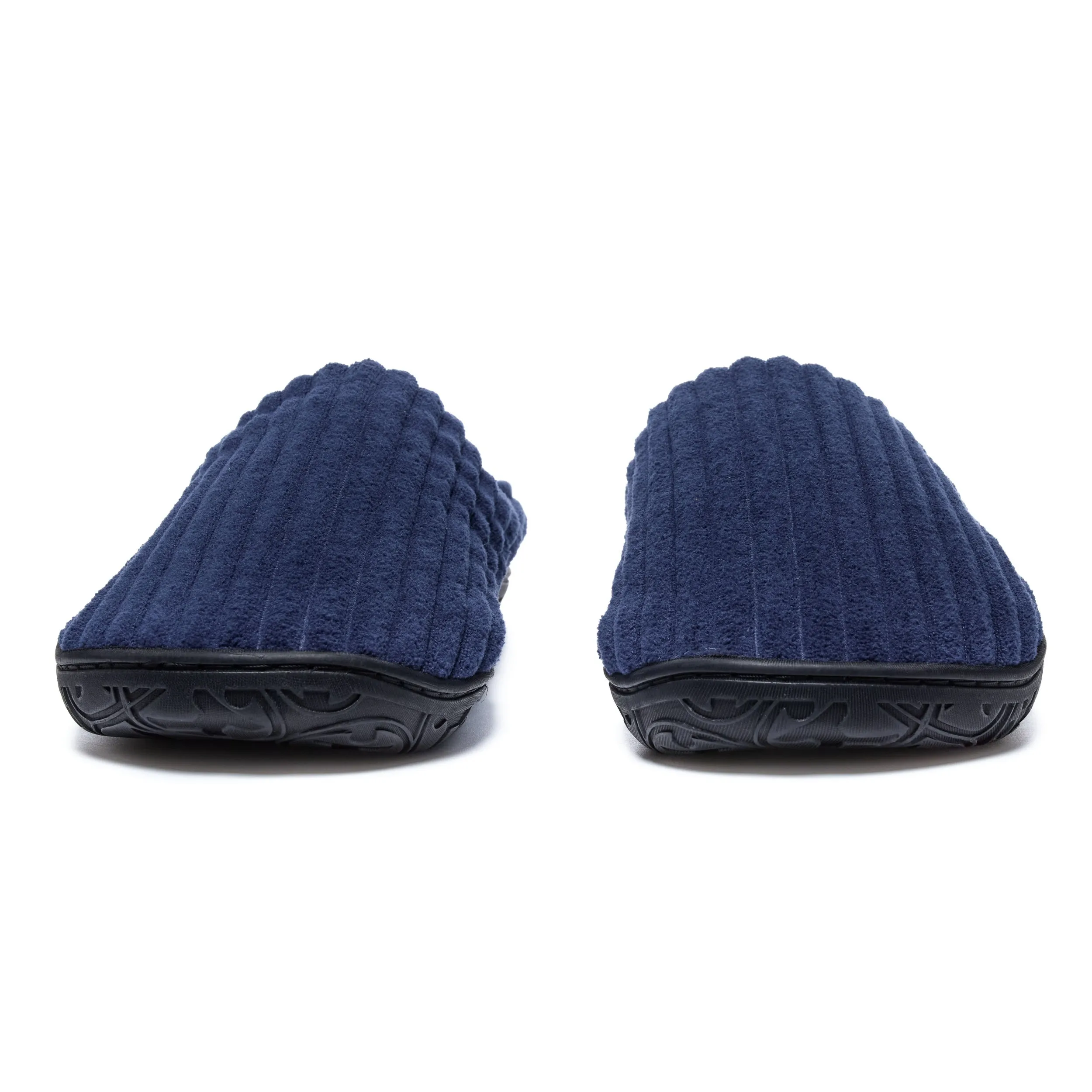 Jamie - Jumbo Cord Mule Slipper - Navy