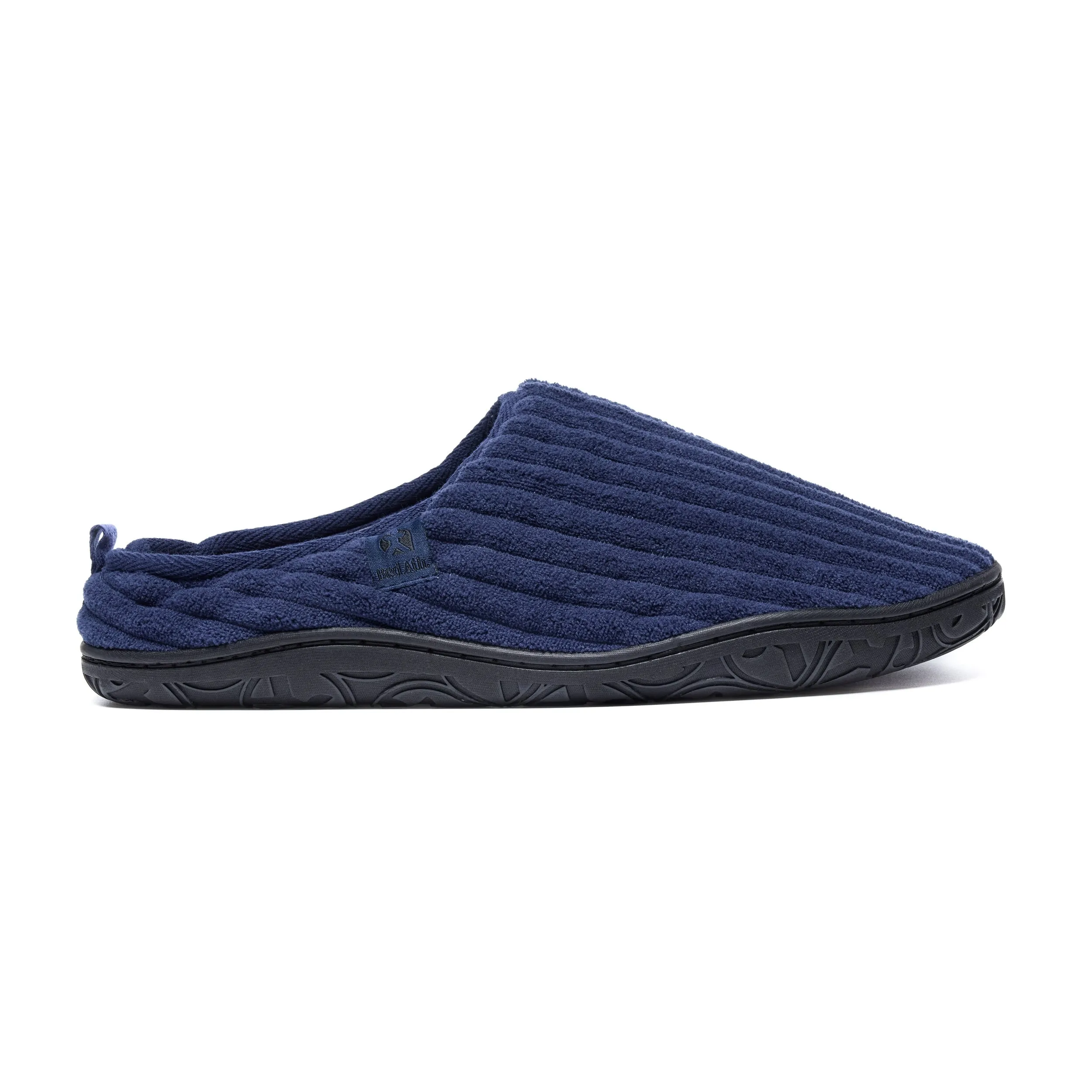 Jamie - Jumbo Cord Mule Slipper - Navy