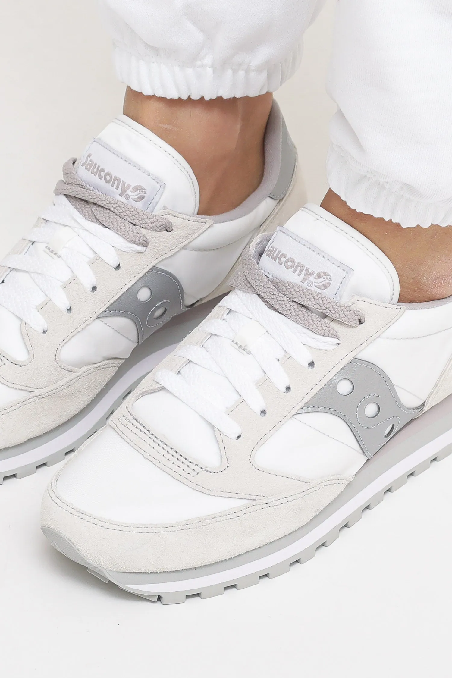 Jazz Triple - White/Silver