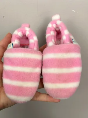 Jojo Maman Bebe Pink slippers 12-18m