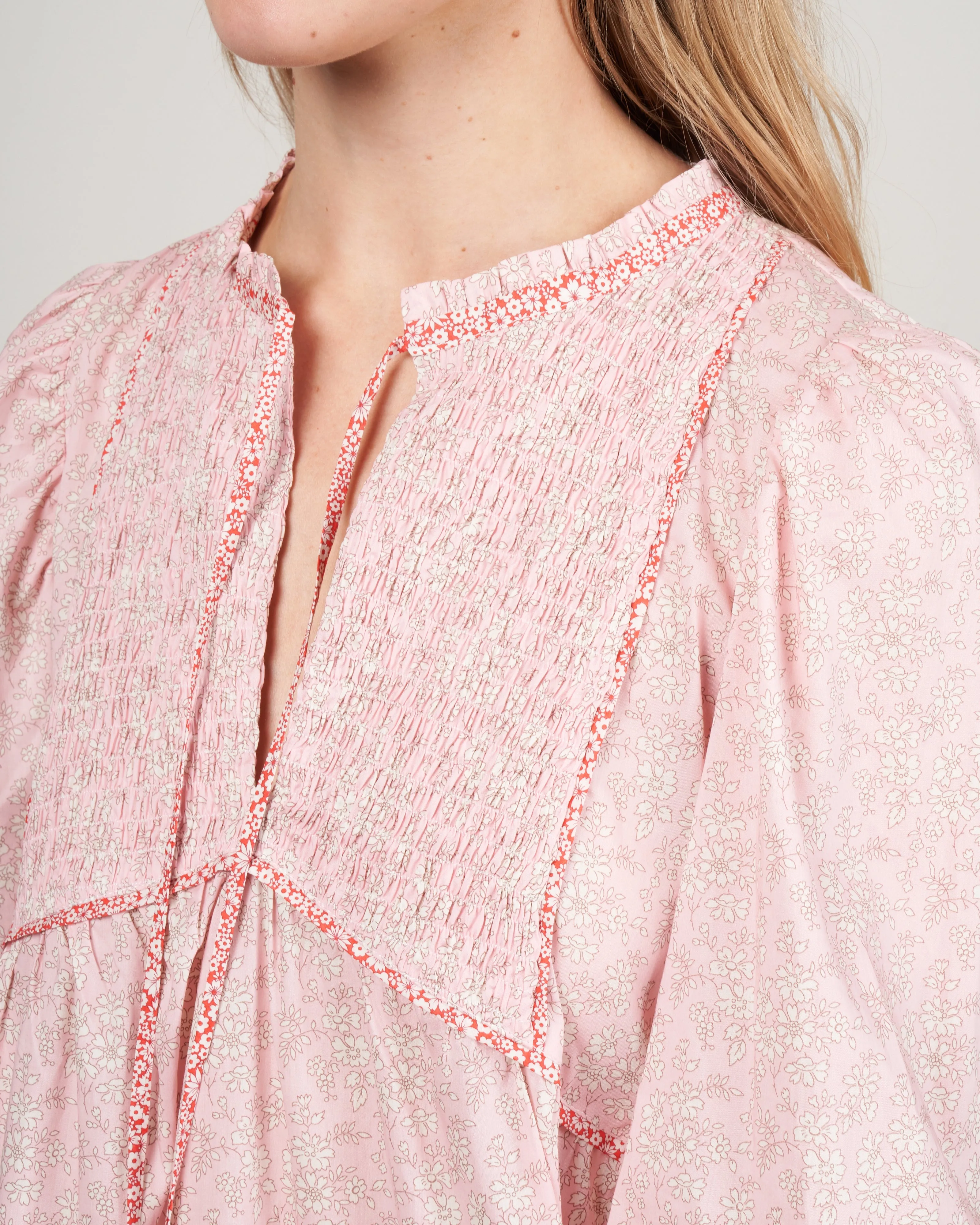 july dress liberty - pink liberty