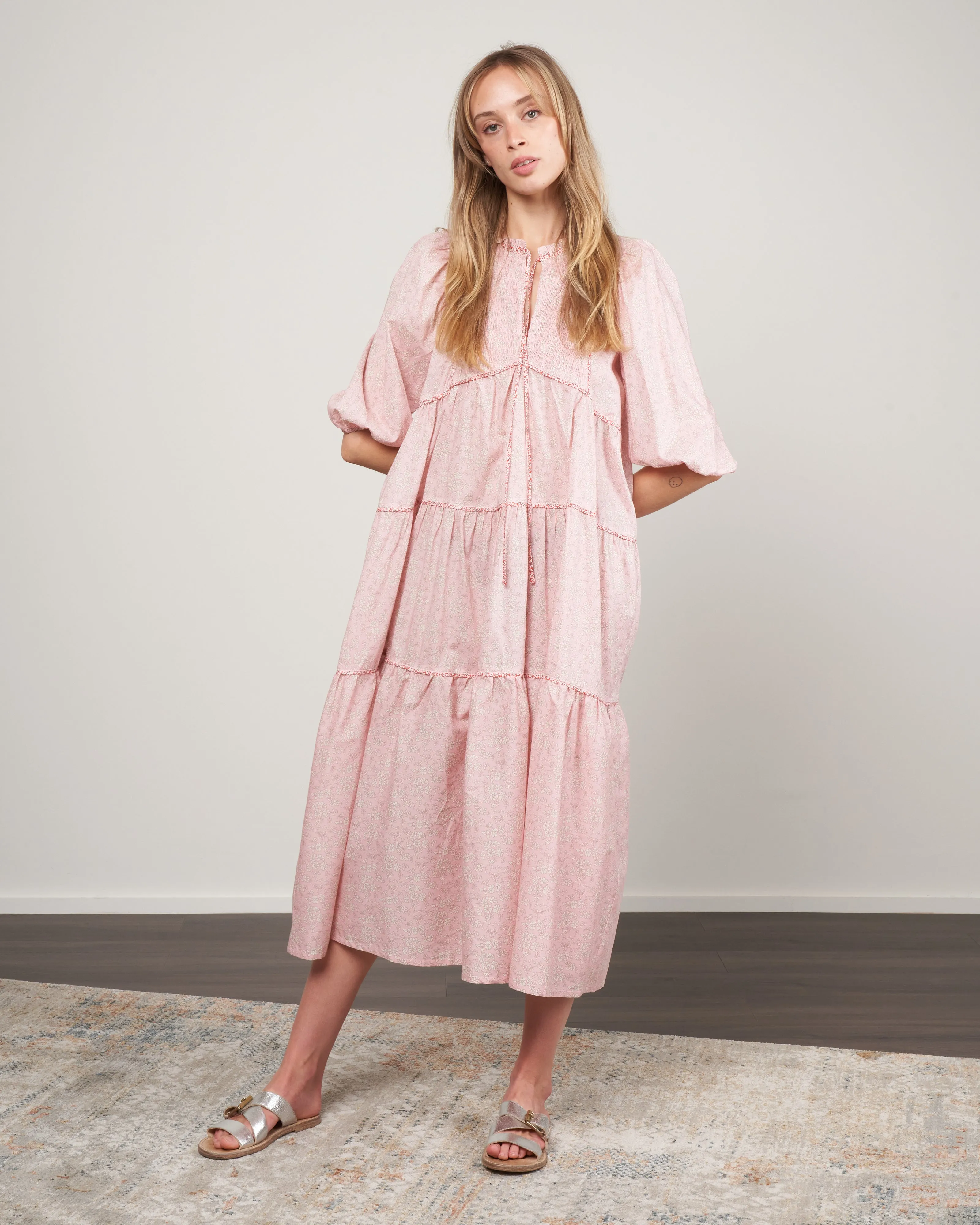july dress liberty - pink liberty