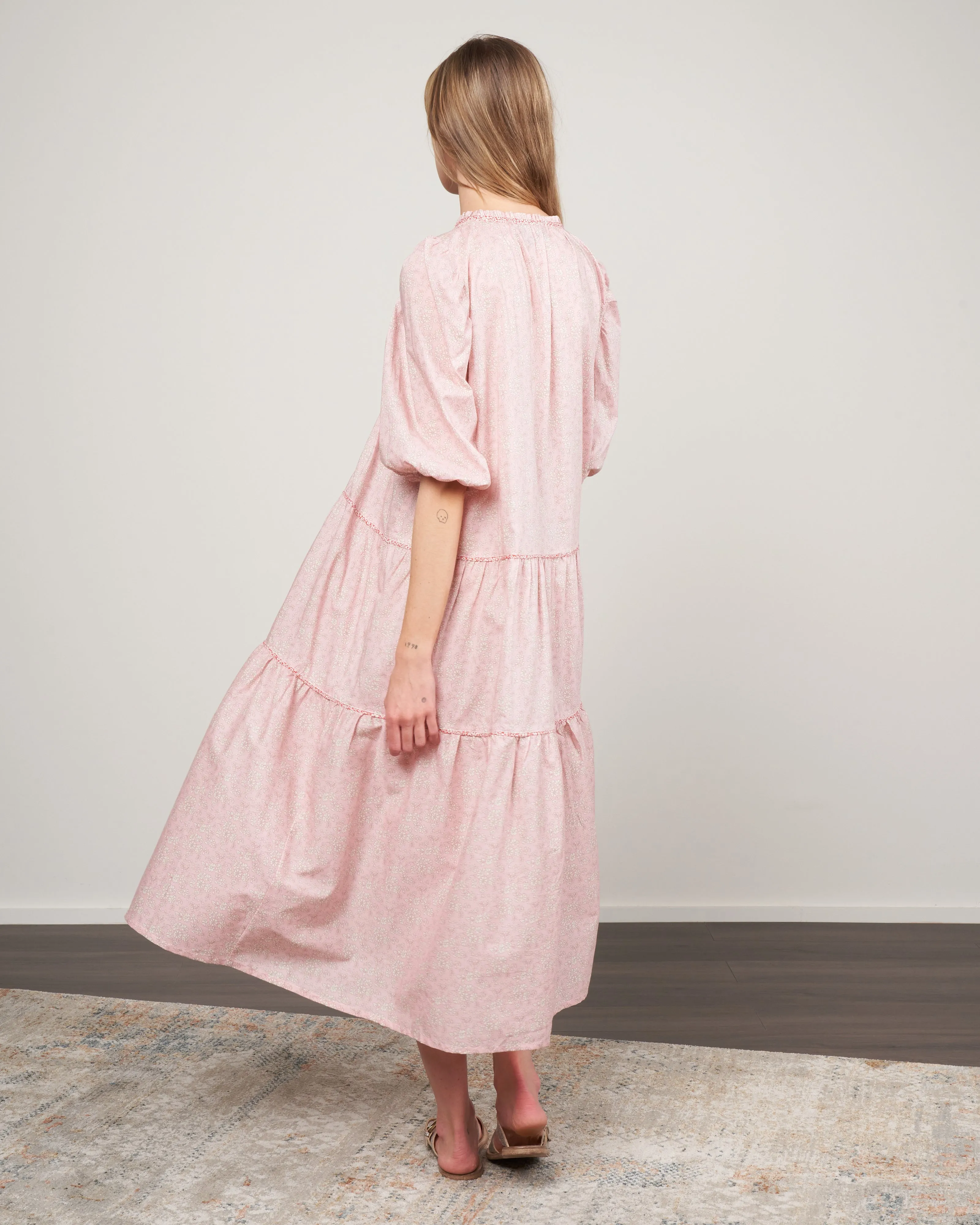 july dress liberty - pink liberty