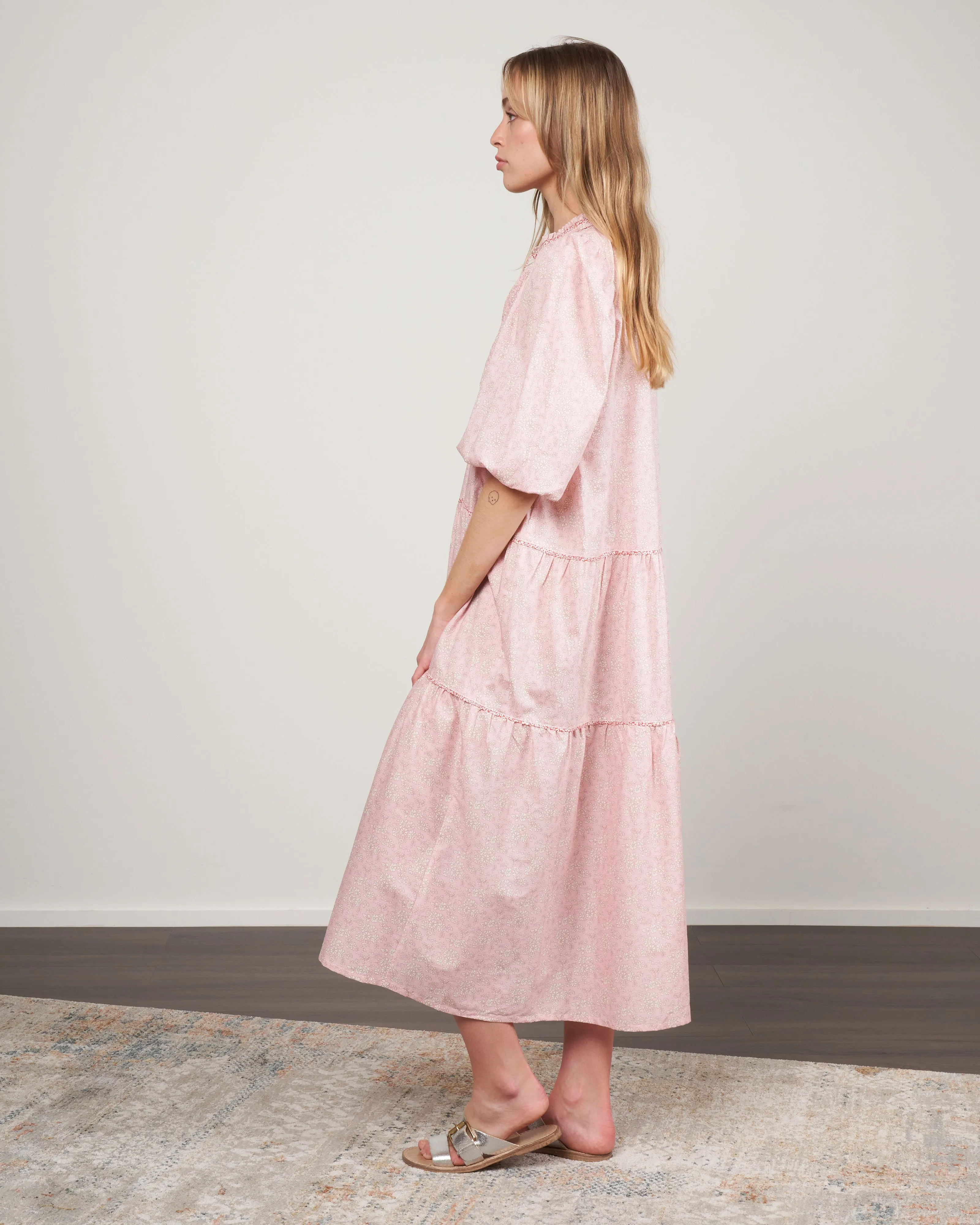 july dress liberty - pink liberty