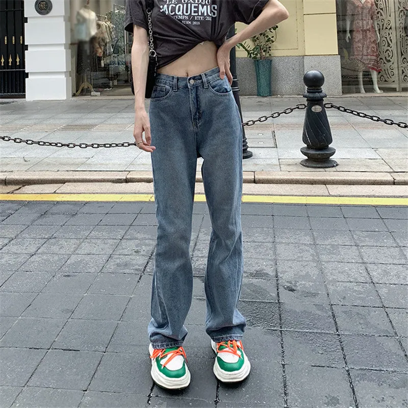 Light Blue Strappy Jeans ER5772