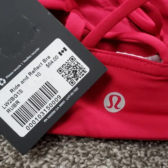 Lululemon Ride &amp; Reflect Bra *lululemon X SoulCycle NWT