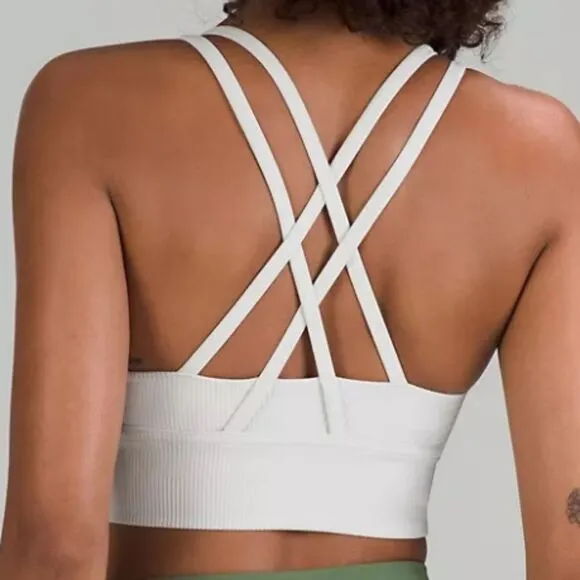 Lululemon Energy Vapor Longline Ribbed Sports Bra