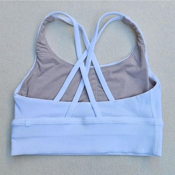 Lululemon Energy Vapor Longline Ribbed Sports Bra