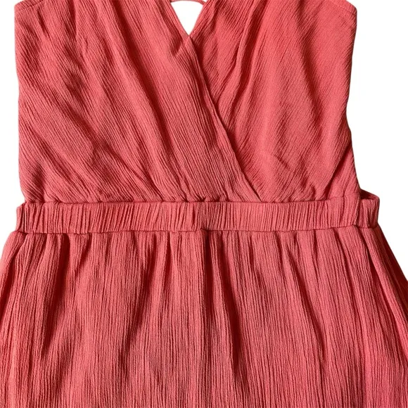Lulus Lost in Paradise Rusty Rose Cut-outBack V-Neck Maxi Dress Open Back S