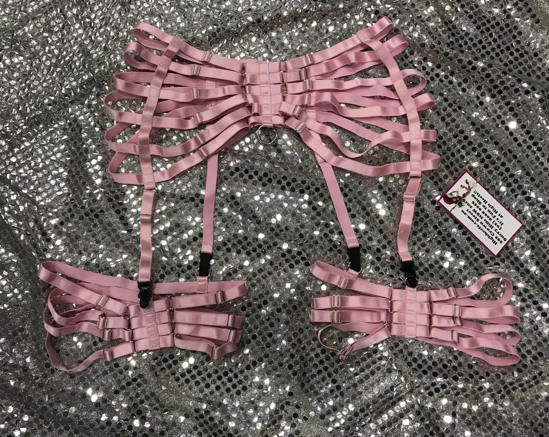 Luxe Strappy Suspender Belt