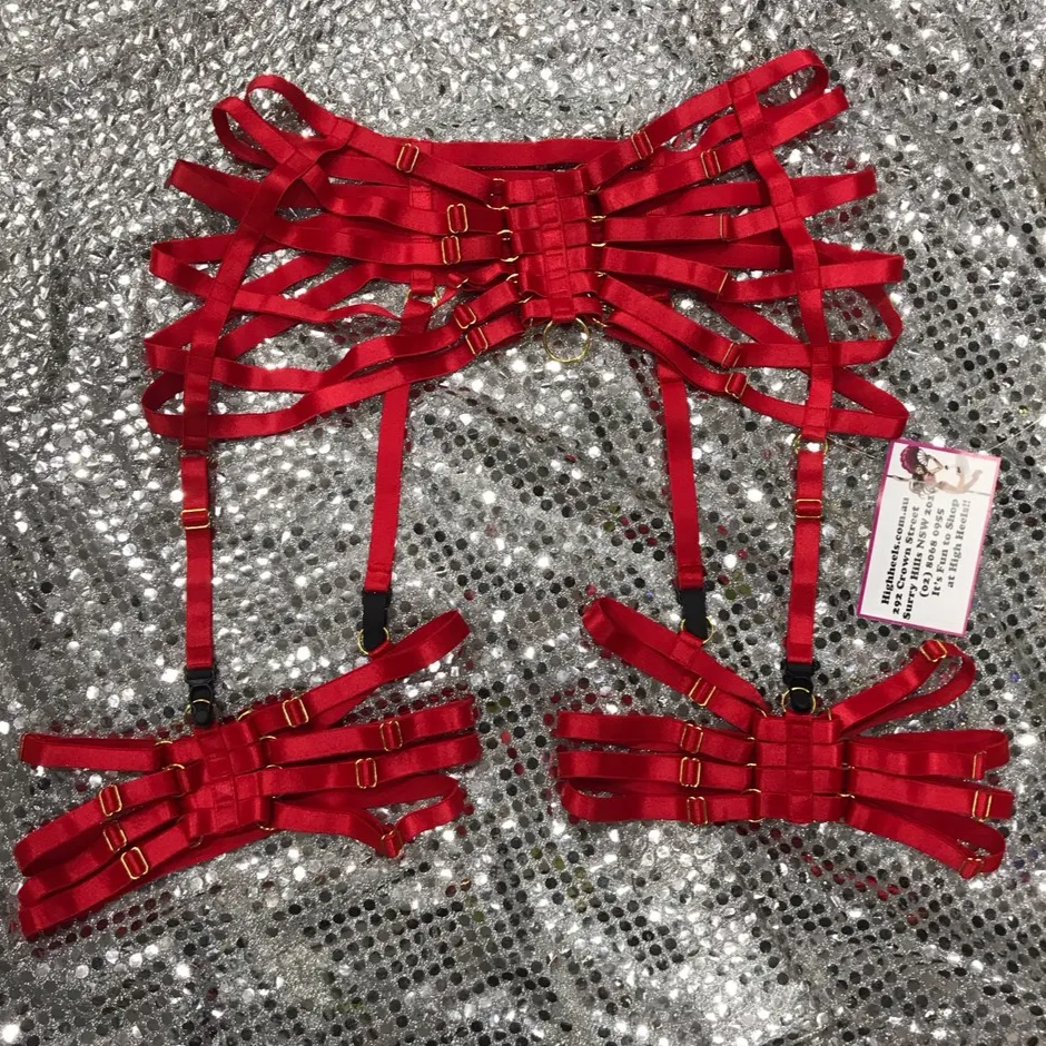 Luxe Strappy Suspender Belt