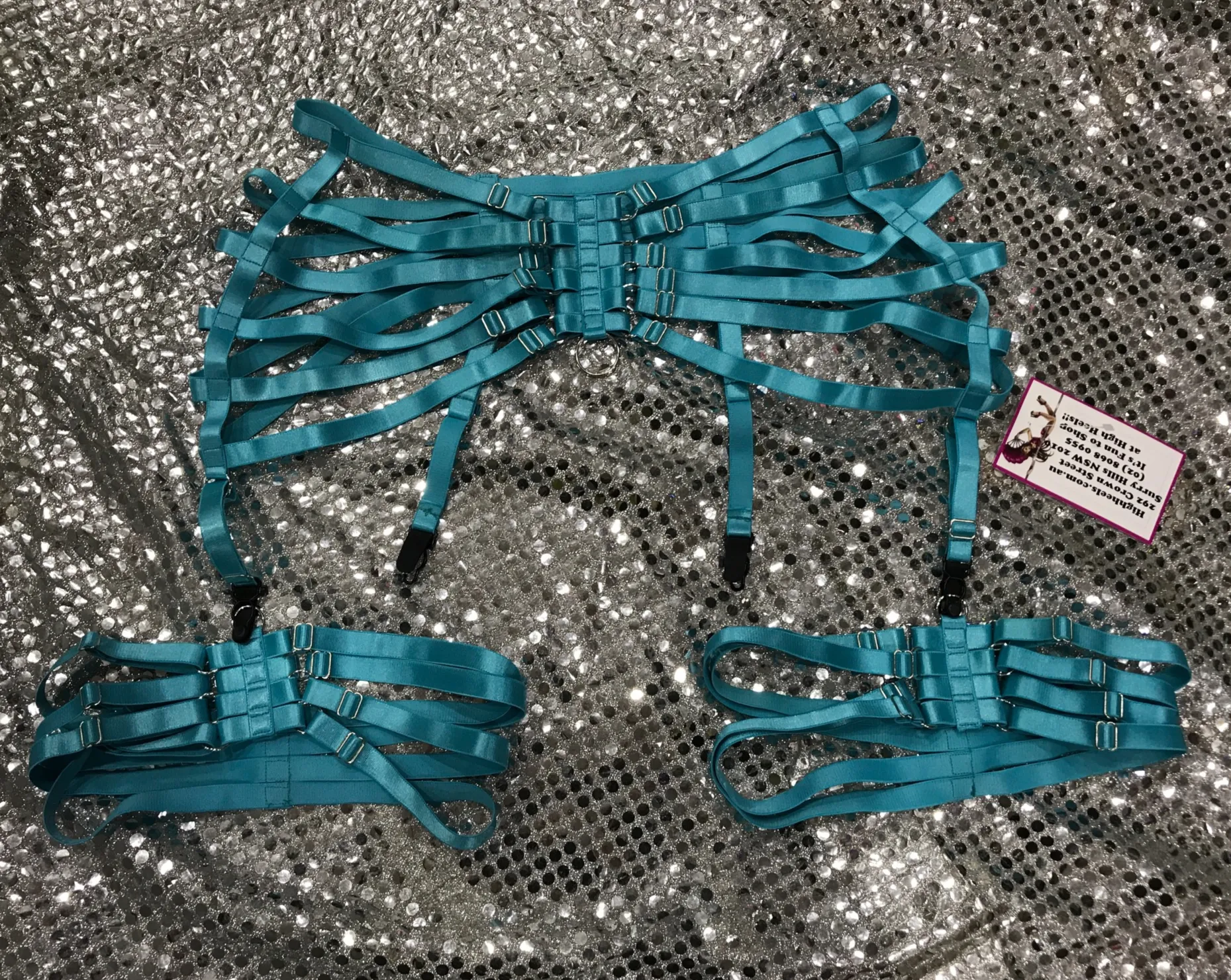 Luxe Strappy Suspender Belt