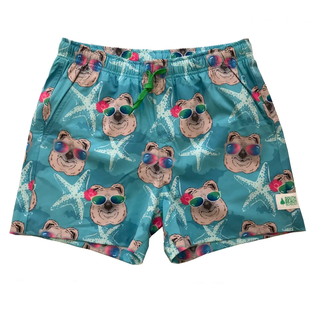 Men's Stretchy Trunks: Quok-Star