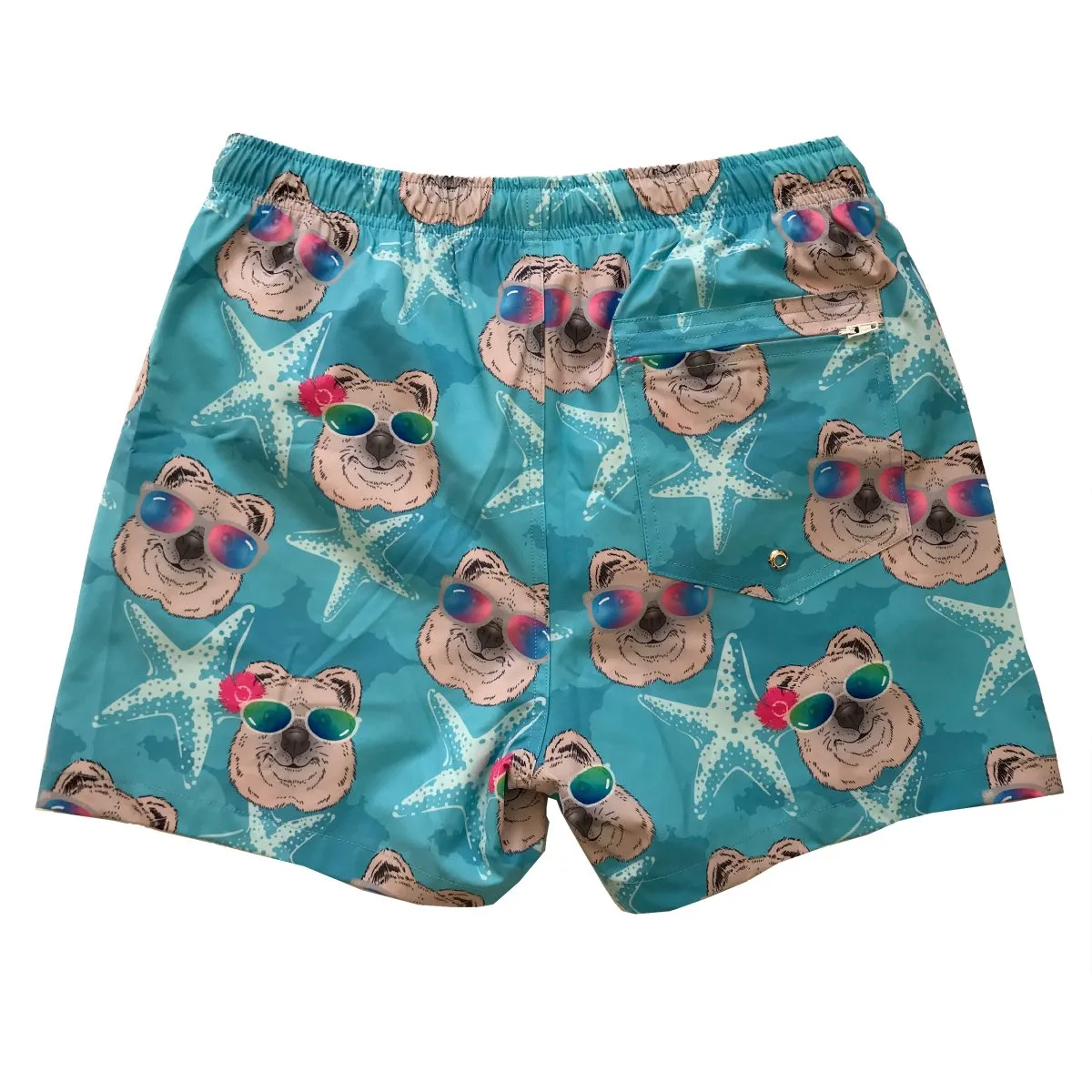 Men's Stretchy Trunks: Quok-Star