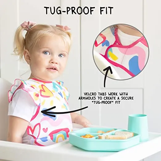 Mess-Proof Apron Bib - Dinosaur