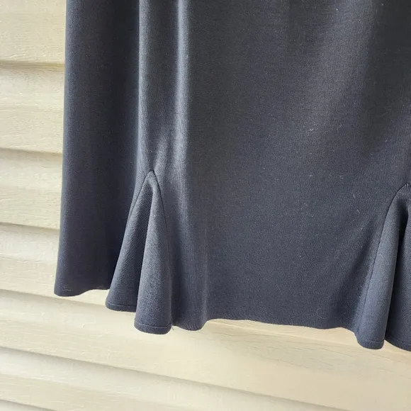 Ming Wang black jersey flip skirt XL
