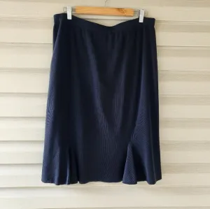 Ming Wang black jersey flip skirt XL