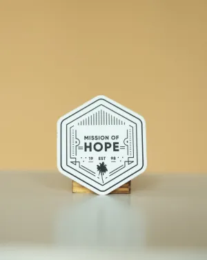 MISSION OF HOPE BADGE STICKER