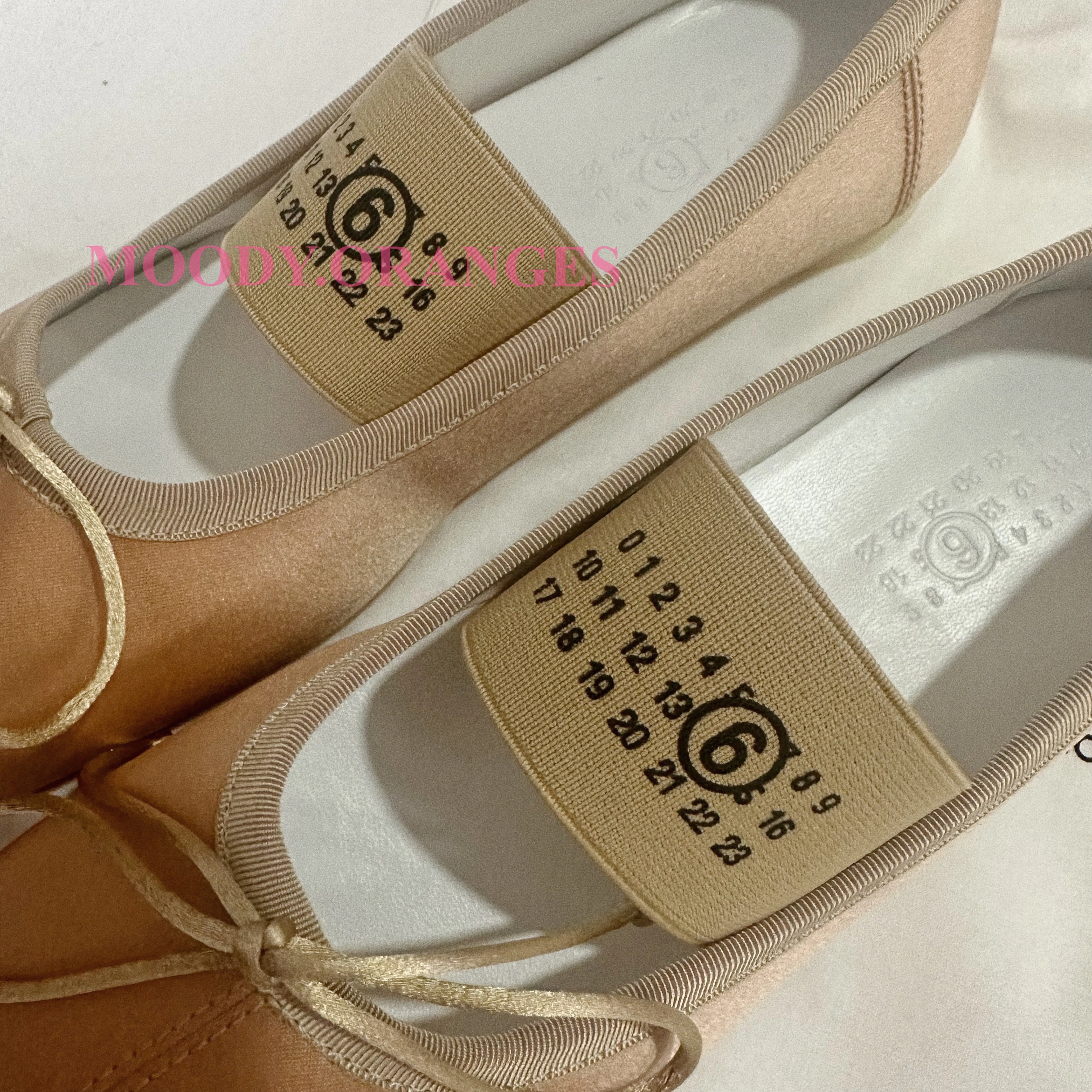 MM6 Maison Margiela Brown Ballet flats