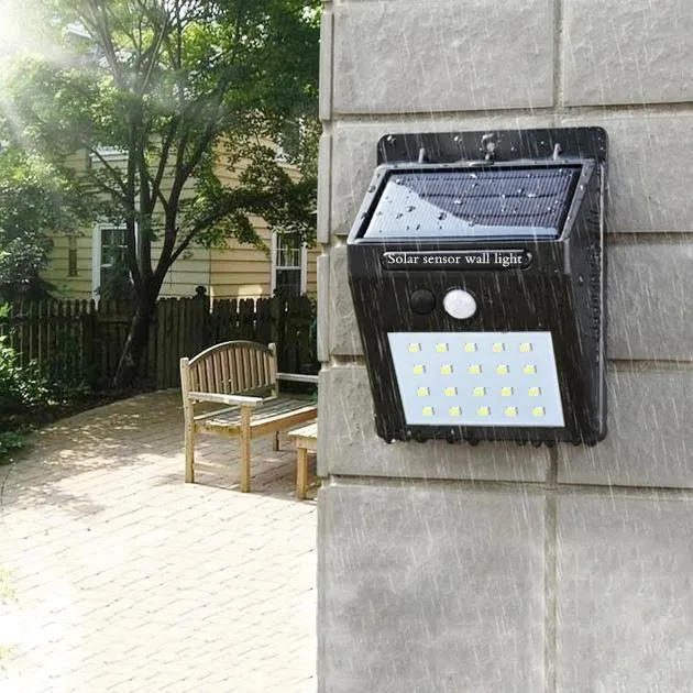 Motion Activated Waterproof Solar Wall Light