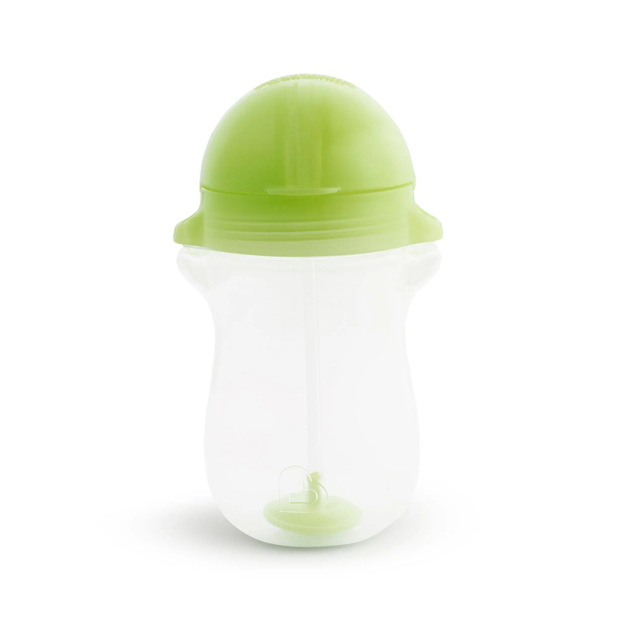 Munchkin Weighted Flexi-Straw Cup 10 Oz - Green (Pack Of 2)
