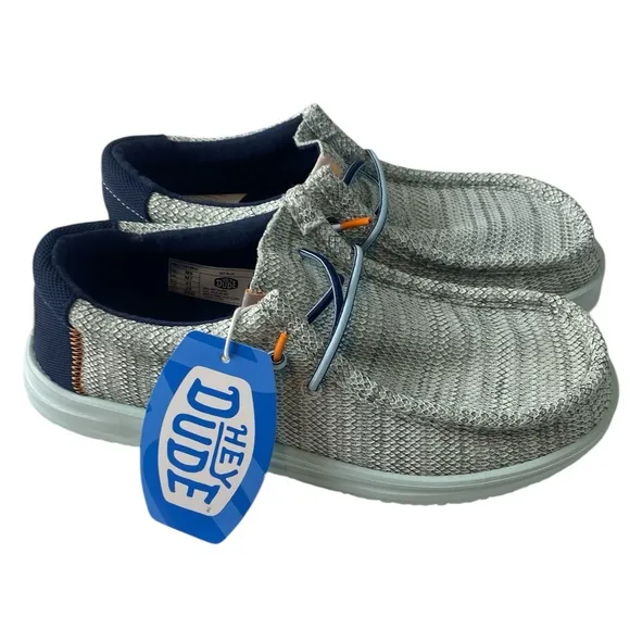 New Hey Dude Wally H20 Mesh, Sky Blue, Size M8