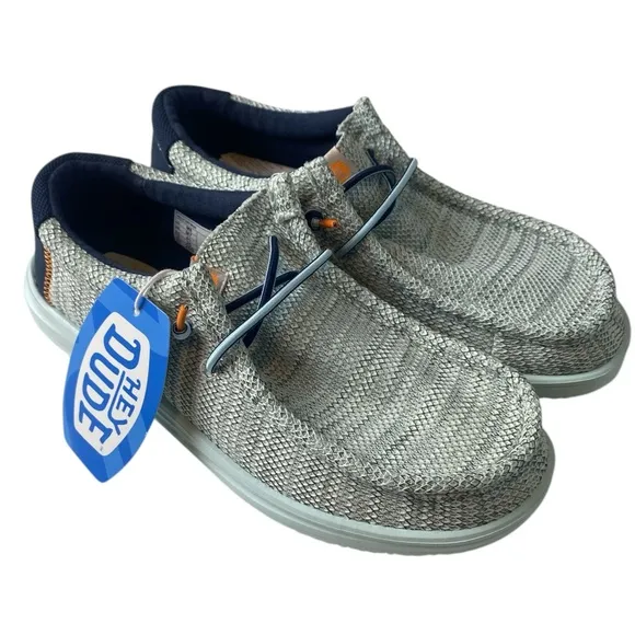 New Hey Dude Wally H20 Mesh, Sky Blue, Size M8
