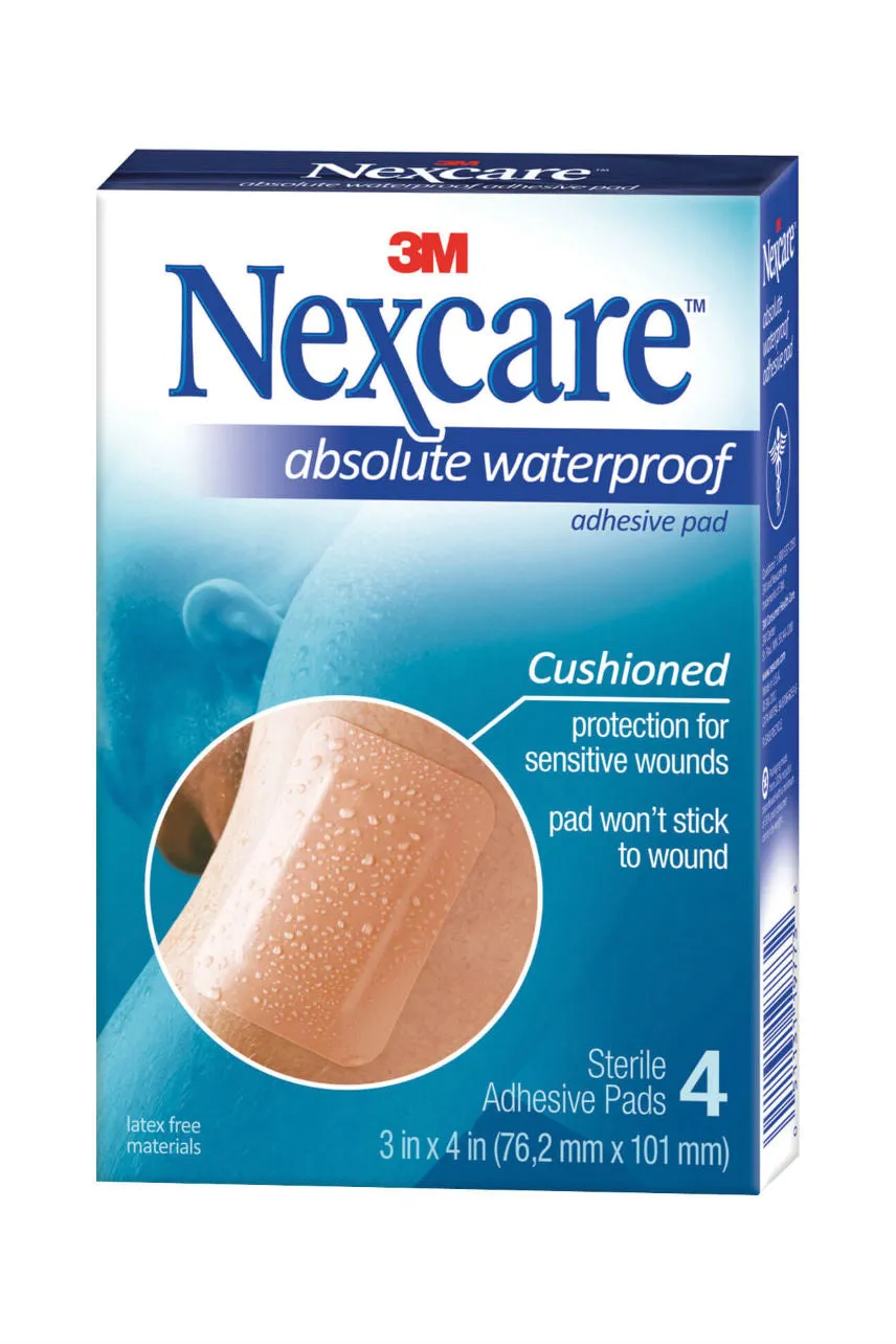 Nexcare Absolute Waterproof Adhesive Pad 4