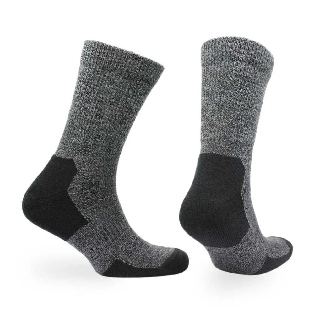 Norfolk Alfie Extra-Wide Cushioned Wool Bamboo Crew Socks