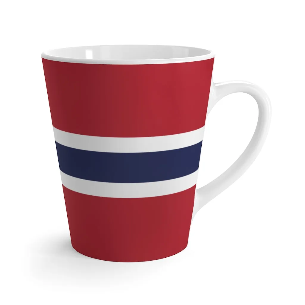 Norwegian Flag Latte Mug