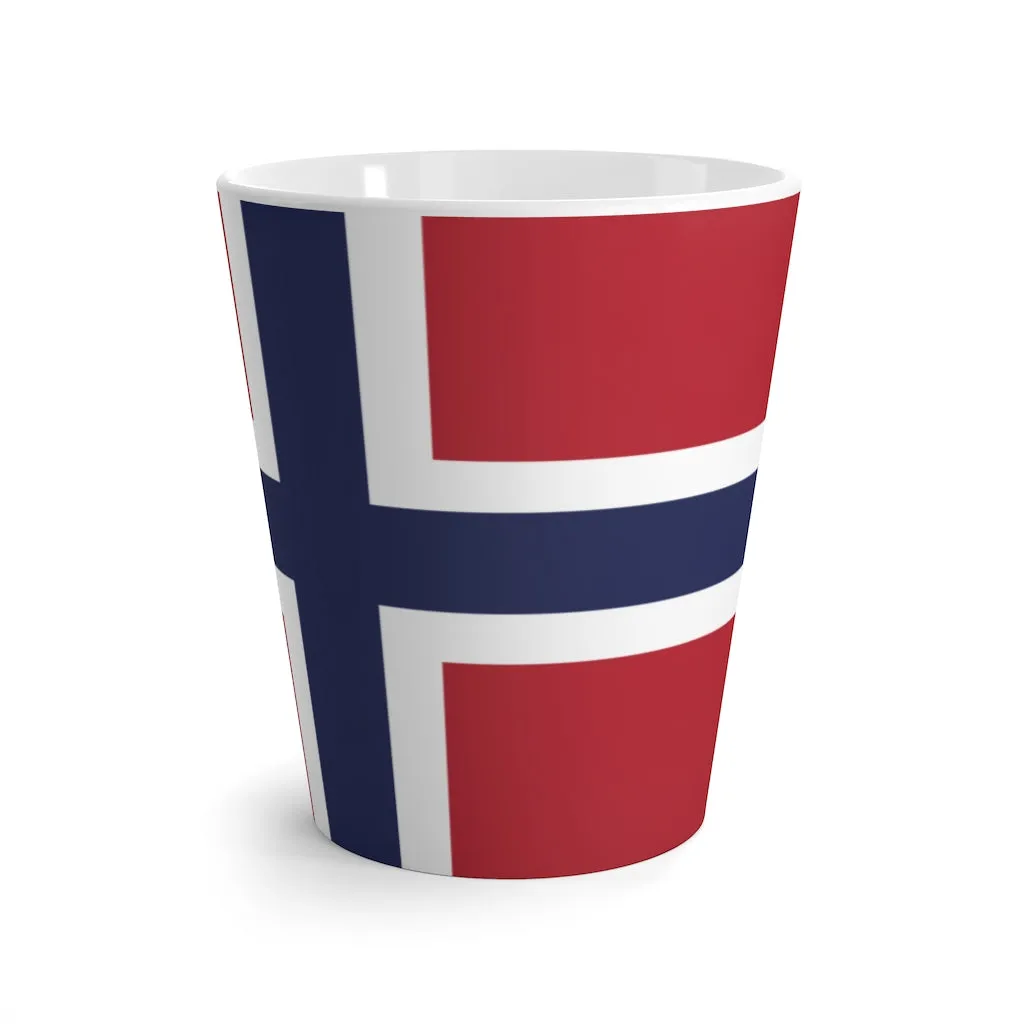 Norwegian Flag Latte Mug