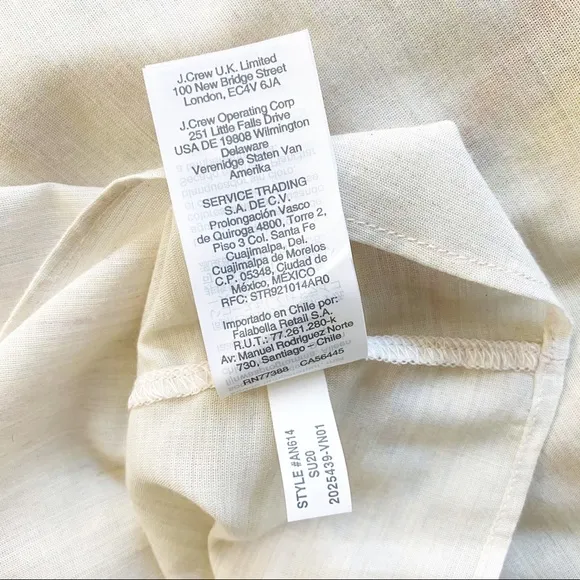 NWT Madewell Strappy Colorblock Pajama Top
