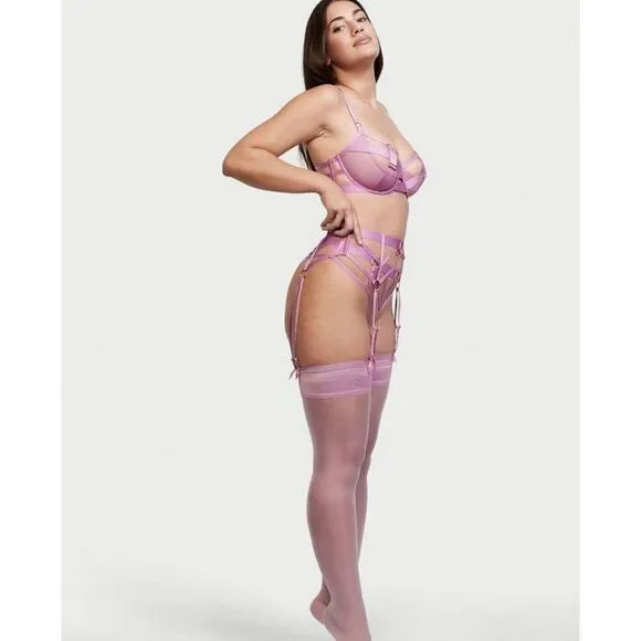 NWT Victoria's Secret Very Sexy Unlined Balconet Strappy Harness Bra 34C