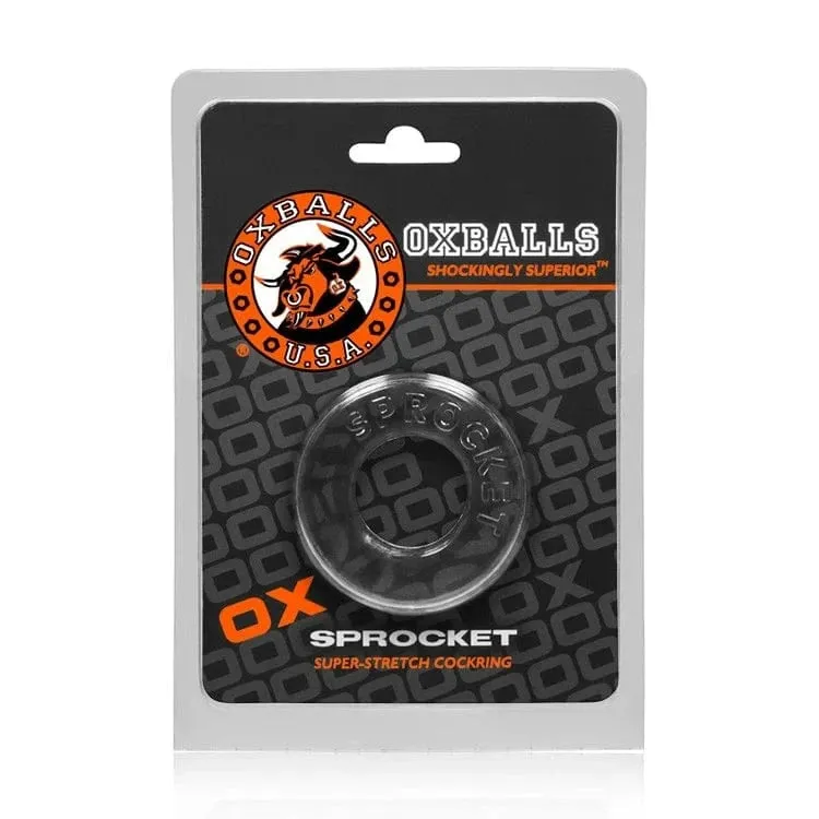 OXBALLS SPROCKET, cockring - CLEAR