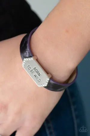 Paparazzi - Born To Be Wild - Purple Bracelet