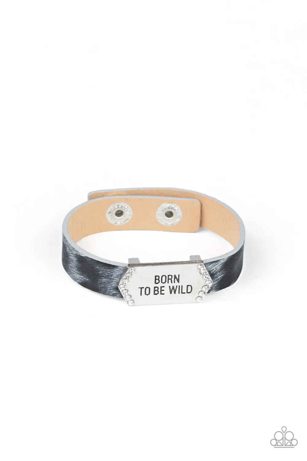 Paparazzi - Born To Be Wild - Silver Bracelet