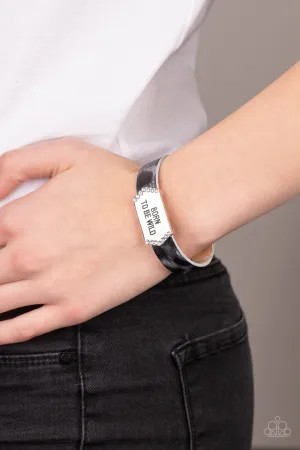 Paparazzi - Born To Be Wild - Silver Bracelet
