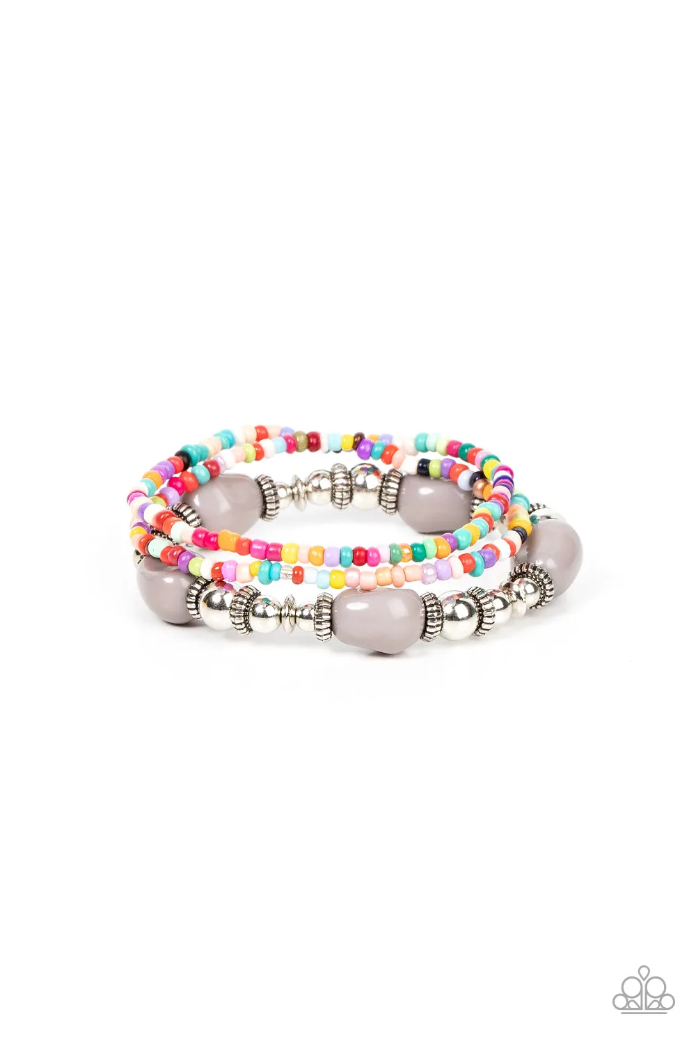 Paparazzi Confidently Crafty - Silver Bracelets