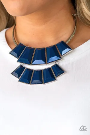 Paparazzi Lions, TIGRESS, and Bears Necklace Blue