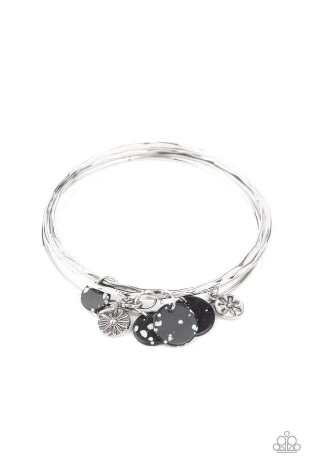 Paparazzi Prairie Plains - Black Charm Bracelets