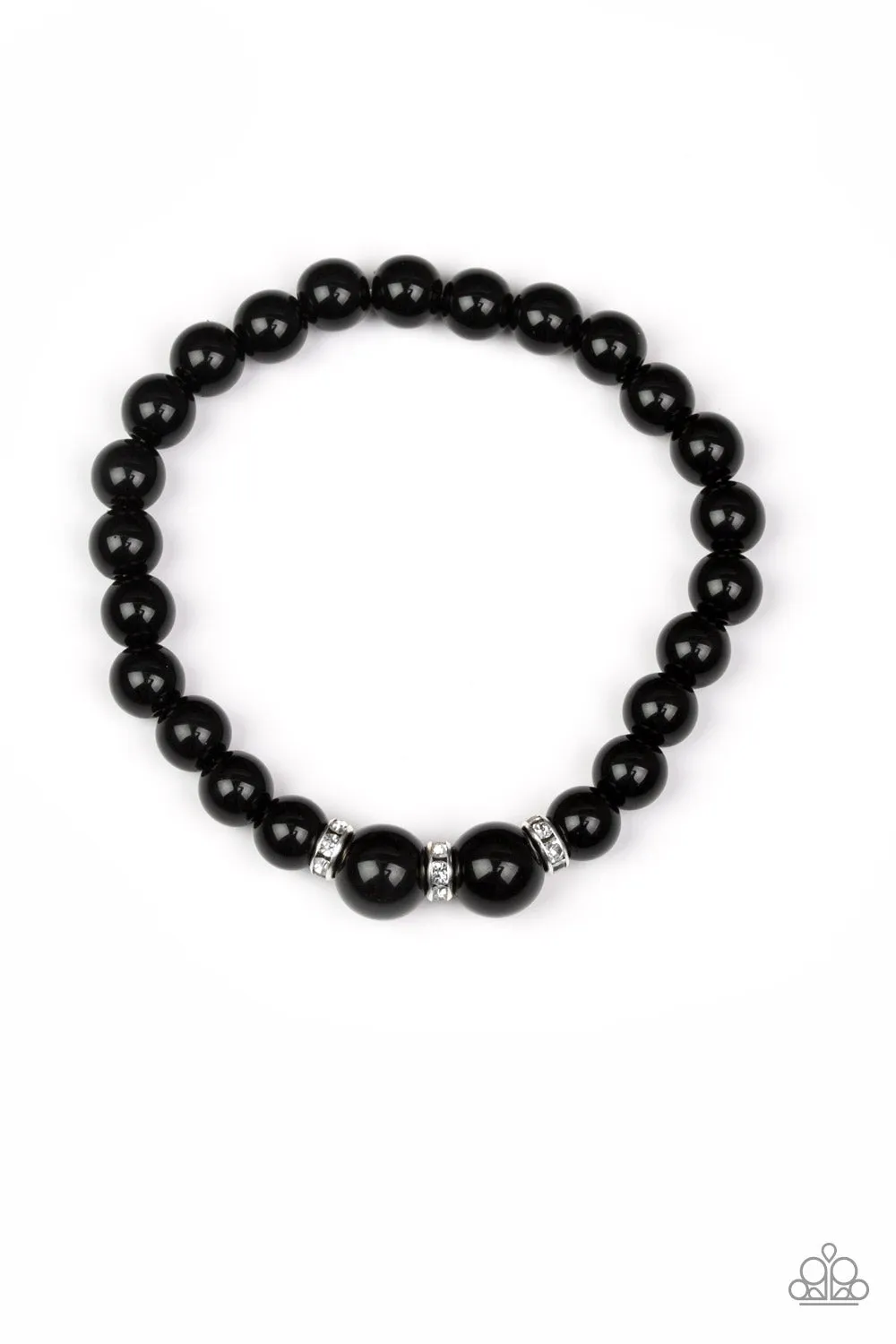 Paparazzi Royal Romance Necklace Black & Radiantly Royal Bracelet Black