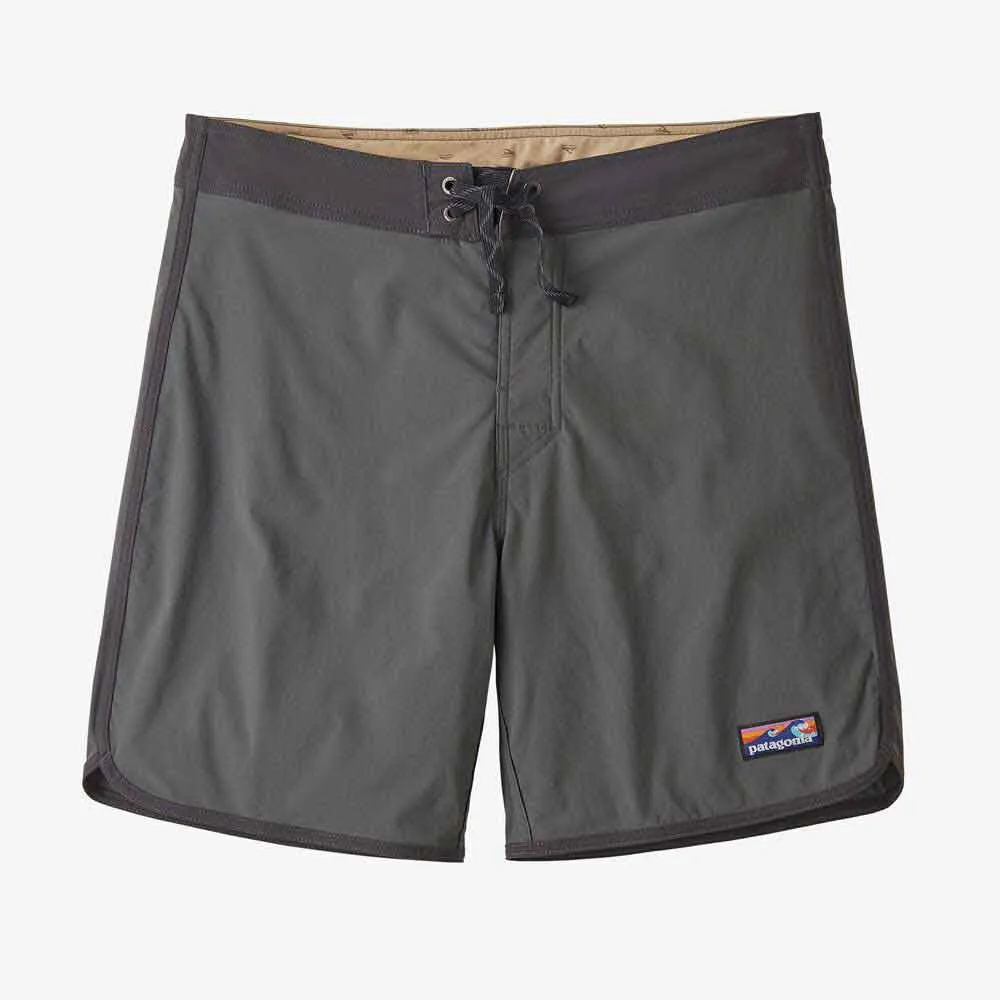 Patagonia Scallop Hem Stretch Wavefarer 18 Boardshorts -Forge Grey