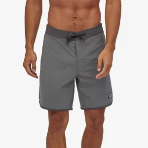 Patagonia Scallop Hem Stretch Wavefarer 18 Boardshorts -Forge Grey