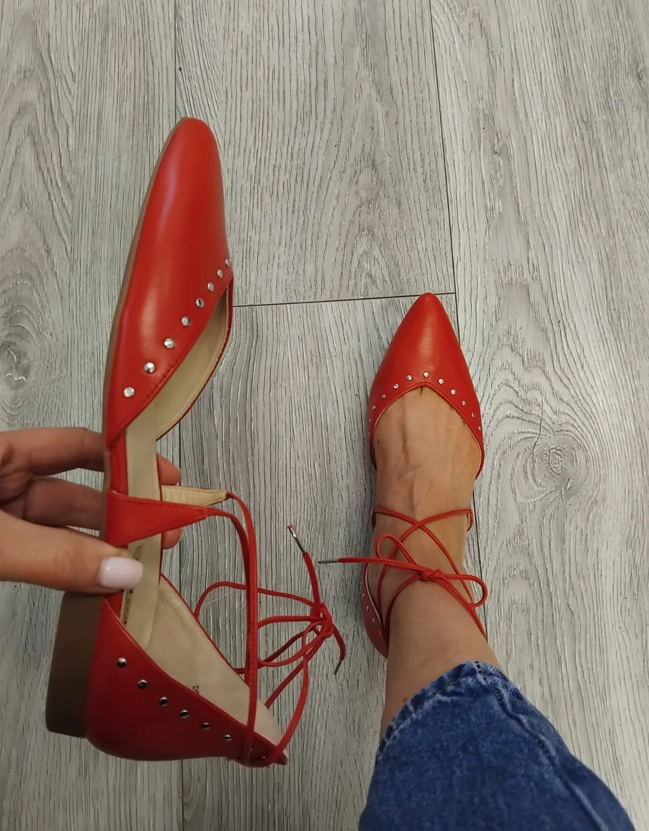 Paul Green - 1176 Red Ballerina Mary Jane