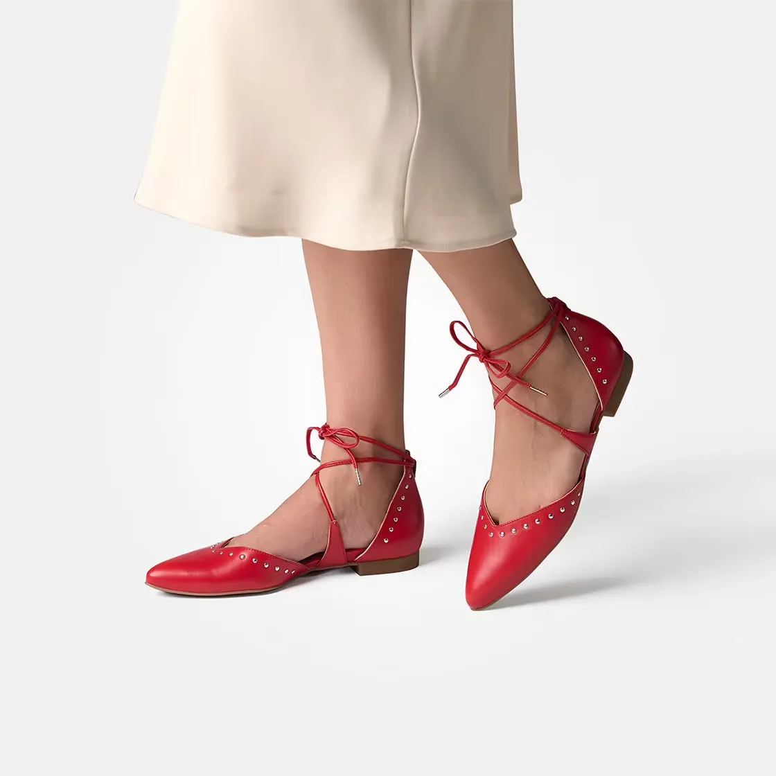 Paul Green - 1176 Red Ballerina Mary Jane