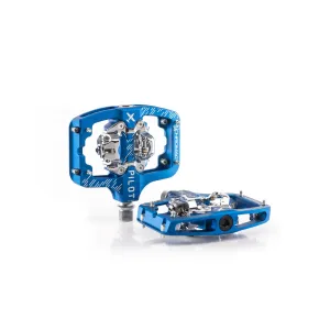 Pedales de Clip PILOT SPD, Azul